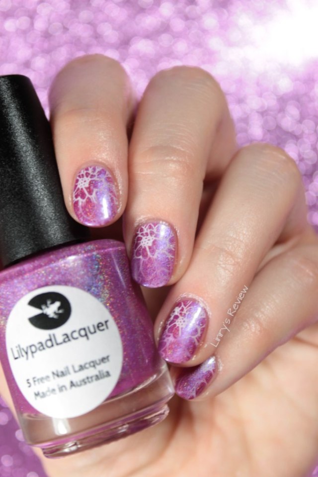 Lilypad Lacquer Blooming violets Linry's Review
