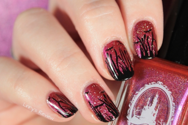 Enchanted Polish Lobster Roll Mishka Linry's review stamping Messy Mansion